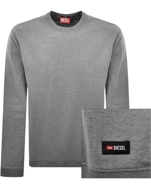 DIESEL Willy D Core Lightweight Sweatshirt - Gray