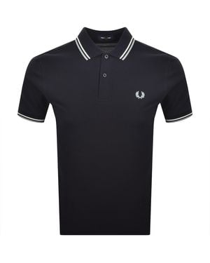 Fred Perry Twin Tipped Polo T Shirt - Black