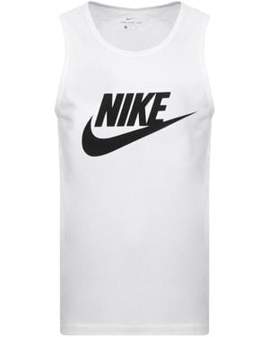 Nike Futura Icon Logo Vest T Shirt - White