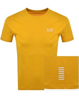 EA7 Emporio Armani Core Id T Shirt - Yellow