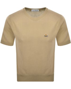 Vivienne Westwood Knit Alex T Shirt - Natural