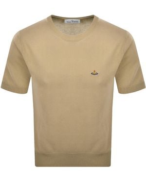 Vivienne Westwood Knit Alex T Shirt - Natural