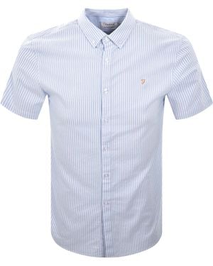 Farah Farah Brewer Short Sleeve Shirt - Blue