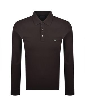 Armani Emporio Loungewear Polo T Shirt - Black