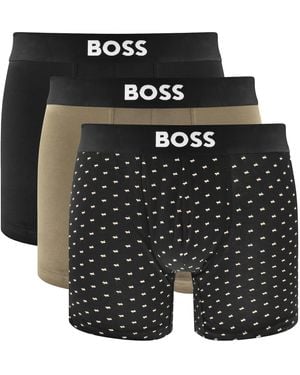 BOSS BUSINESS Boss Underwear 3 Pack Boxer Briefs - Black