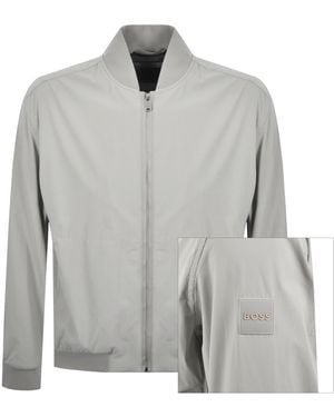 BOSS Boss Osurf Softshell Jacket Open - Grey