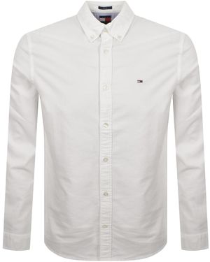 Tommy Hilfiger Long Sleeved Shirt - White