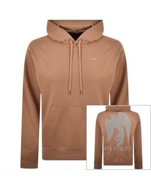 DIESEL S Macs Hoodie - Brown