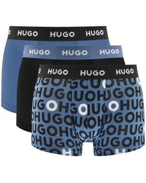 HUGO 3 Pack Trunks - Blue