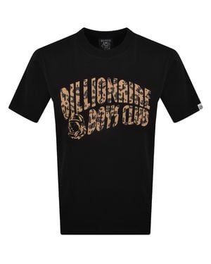 BBCICECREAM Leopard Arch T Shirt - Black