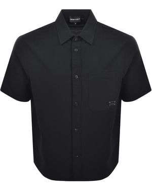 Armani Emporio Short Sleeved Shirt - Black