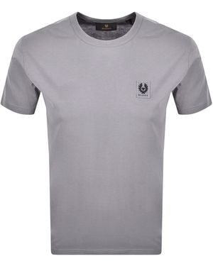 Belstaff Short Sleeve Logo T Shirt Faded - Grey