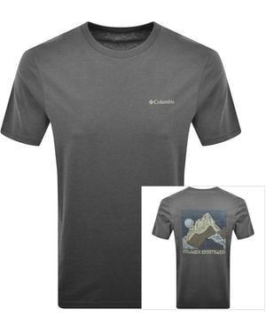 Columbia Outdoor Back Graphic T Shirt - Grey