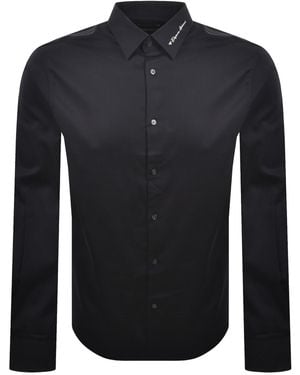 Armani Emporio Long Sleeved Shirt - Blue
