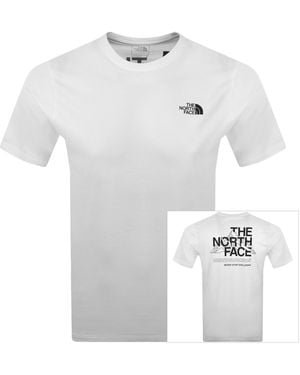 The North Face Mountain Sketch T Shirt - White