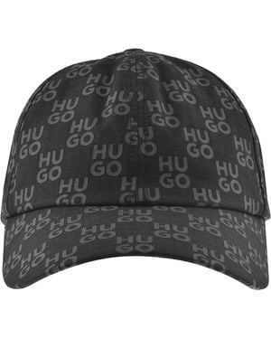 HUGO Ripstop Logo Cap - Gray