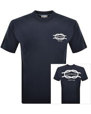 Sandbanks Yacht Club T Shirt - Blue