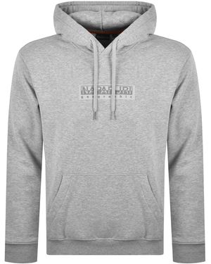 Napapijri B Box Logo Hoodie - Gray