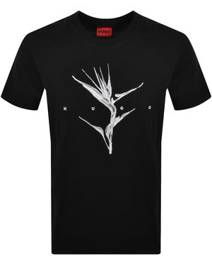 HUGO Darise T Shirt - Black