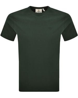 Barbour Sports T Shirt - Green