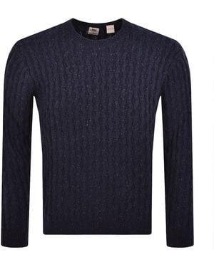 Levi's Wool Blend Knit Jumper - Blue