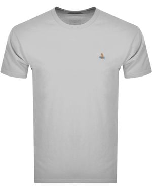 Vivienne Westwood Classic Logo T Shirt - Grey