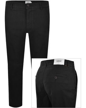 Farah Farah Elm Slim Fit Chino Pants - Black