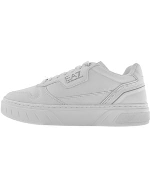 EA7 Emporio Armani Logo Trainers - Grey