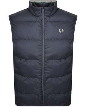 Fred Perry Insulated Gilet Dark Airforce - Blue