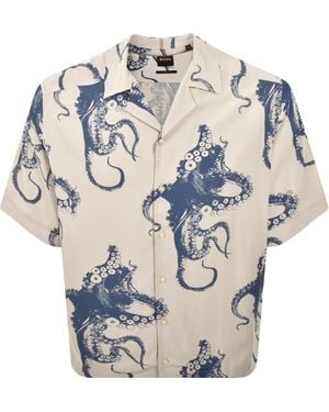 BOSS Boss Lapisy Relaxed Fit Shirt - Metallic
