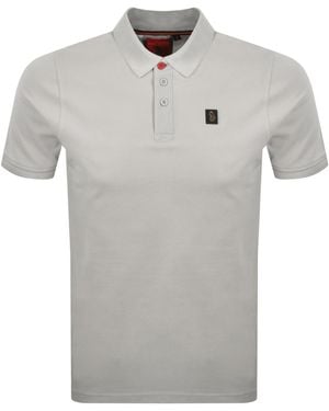 Luke 1977 Williams Polo T Shirt Ice - Grey