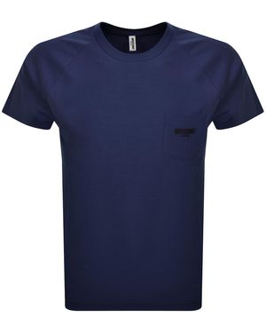 Moschino Swim Logo T Shirt - Blue