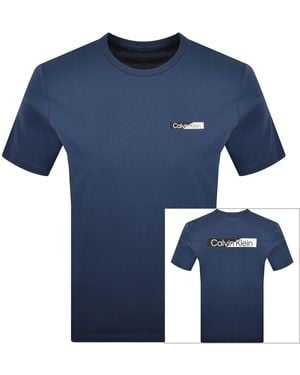 Calvin Klein Graphic Logo T Shirt - Blue