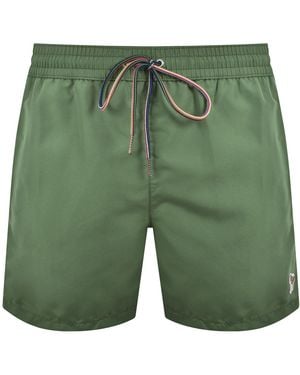 Paul Smith Zebra Swim Shorts - Green