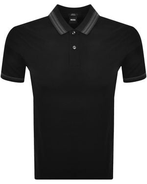 BOSS BUSINESS Boss H Phillipson 202 Polo T Shirt - Black
