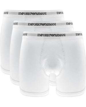 Armani Emporio 3 Pack Boxers - White