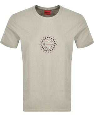 HUGO Dahr T Shirt - Gray