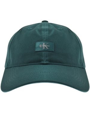 Calvin Klein Monologo Patch Cap - Green