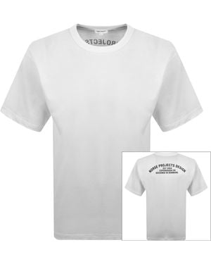 Norse Projects Simon Arch Print T Shirt - White