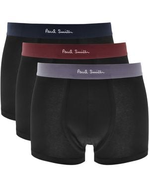 Paul Smith 3 Pack Trunks - Black