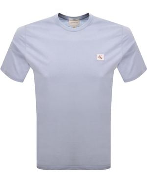 Calvin Klein Jeans Badge T Shirt - Blue