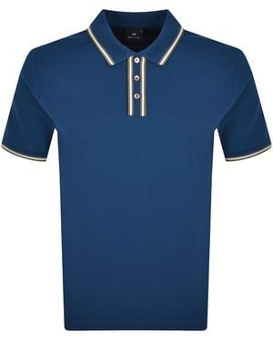 Paul Smith Regular Fit Polo T Shirt - Blue