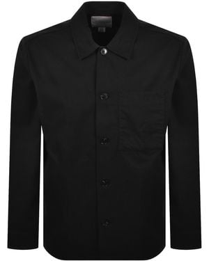 Calvin Klein Twill Cotton Overshirt - Black
