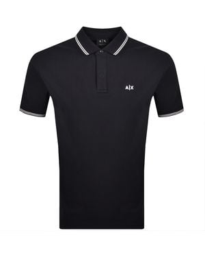 ARMANI EXCHANGE Polo T Shirt Deep - Black