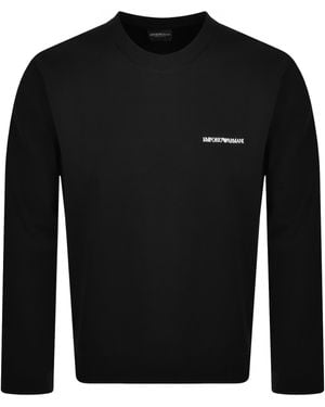 Armani Emporio Loungewear Sweatshirt - Black