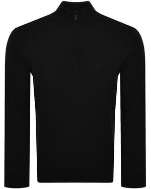 Armani Emporio Knit Jumper - Black