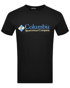 Columbia Basic Logo T Shirt - Black