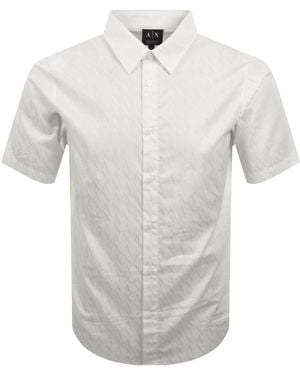 ARMANI EXCHANGE Short Sleeve Shirt Off - Grey