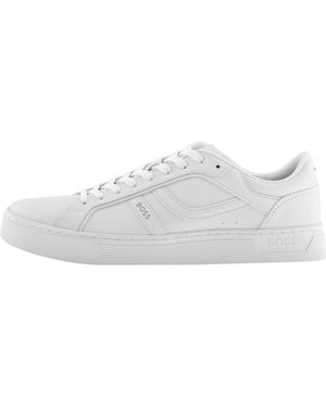 BOSS BUSINESS Boss Rhys Tennis Trainers - White