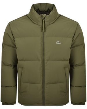Lacoste Big Baffle Down Jacket - Green